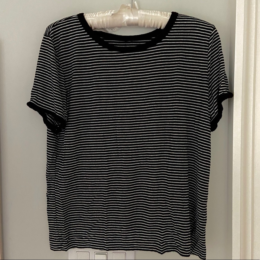 brandy soft striped tee